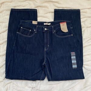 NWT Levi's Low Pro Straight dark wash jeans